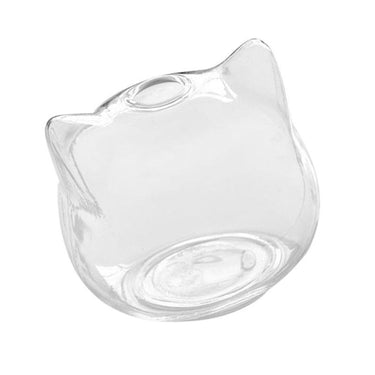 Dainty Glass Cat Vase Vases KittyNook Cat Company